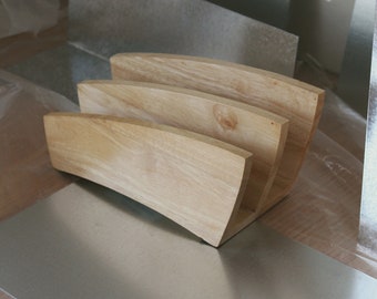 Vintage 90's Dayton Hudson Solid Wood Desk Organizer