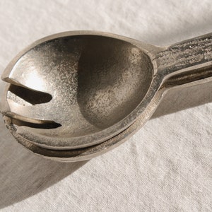 Contemporary Textured Aluminum Serving Spoon & Spork image 6