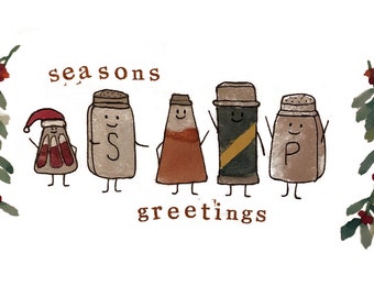 Funny holiday card | Etsy
