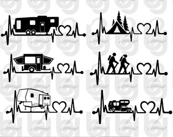 Free Free 142 Camping Heartbeat Svg SVG PNG EPS DXF File