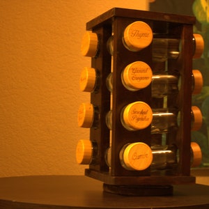 Customized Lazy Susan Spice Rack