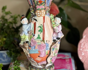 Famille Rose Fertility Vase