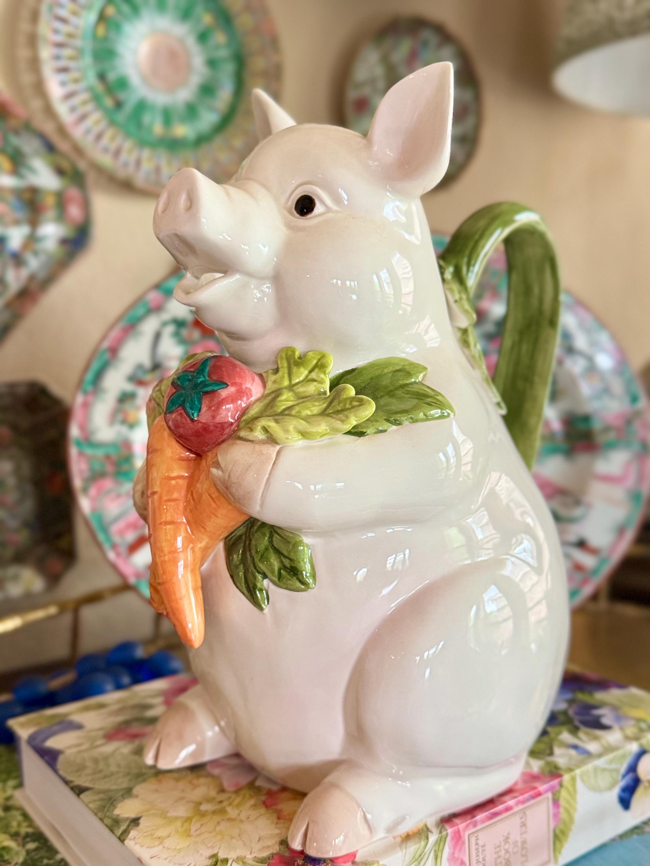 水差し　ヴィンテージ品 / フィッツアンドフロイド Fitz and Floyd Vintage Fitz & Floyd Hummingbird 7