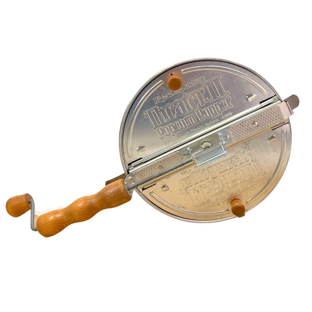 Vintage Metal Popcorn Popper for sale Only 2 left at 75