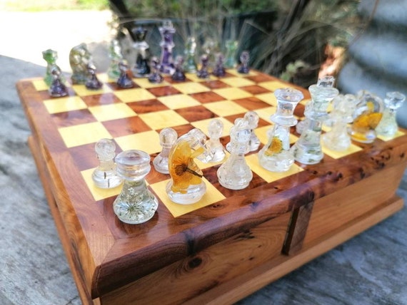 Chess Chess Vs Dark Chess Pieces | Etsy