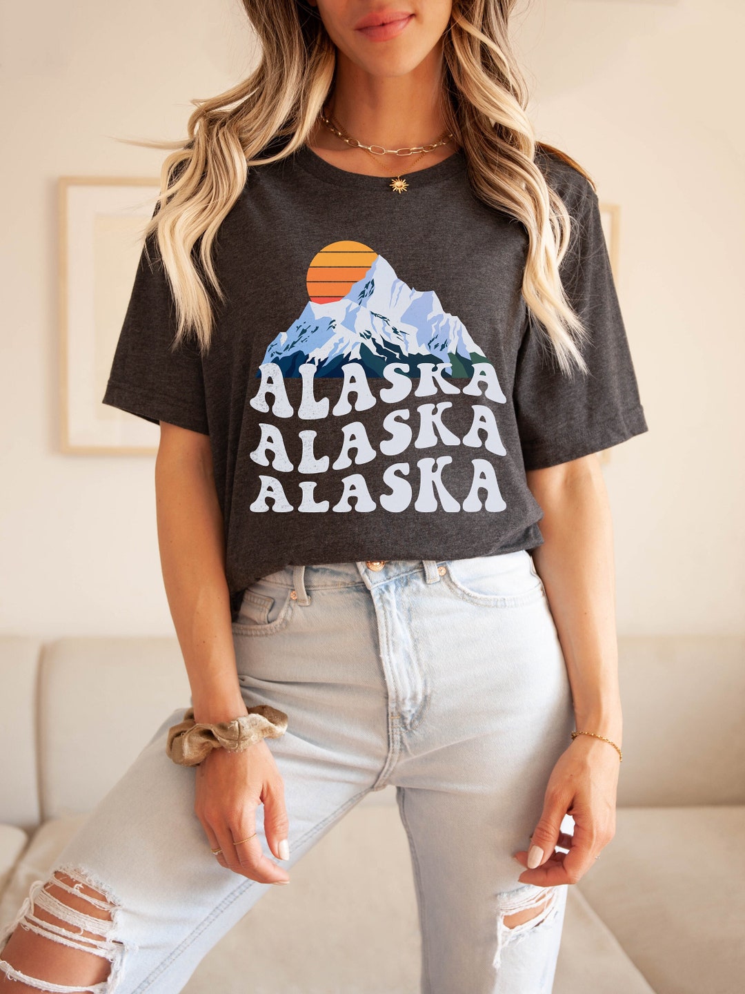 Alaska Shirt Alaska Cruise Shirt Mountain Shirt Alaska Gifts - Etsy