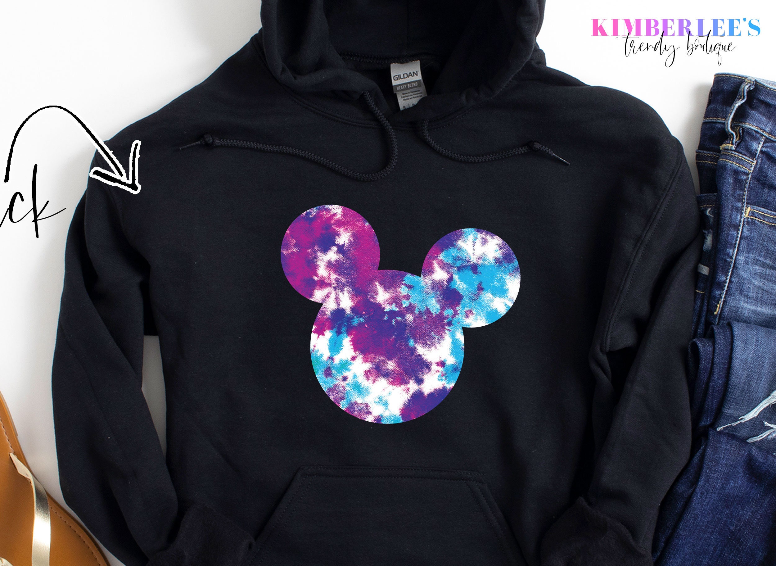 Tie Dye Mickey Hoodie Tie Dye Mickey Mouse Tye Dye Mickey | Etsy
