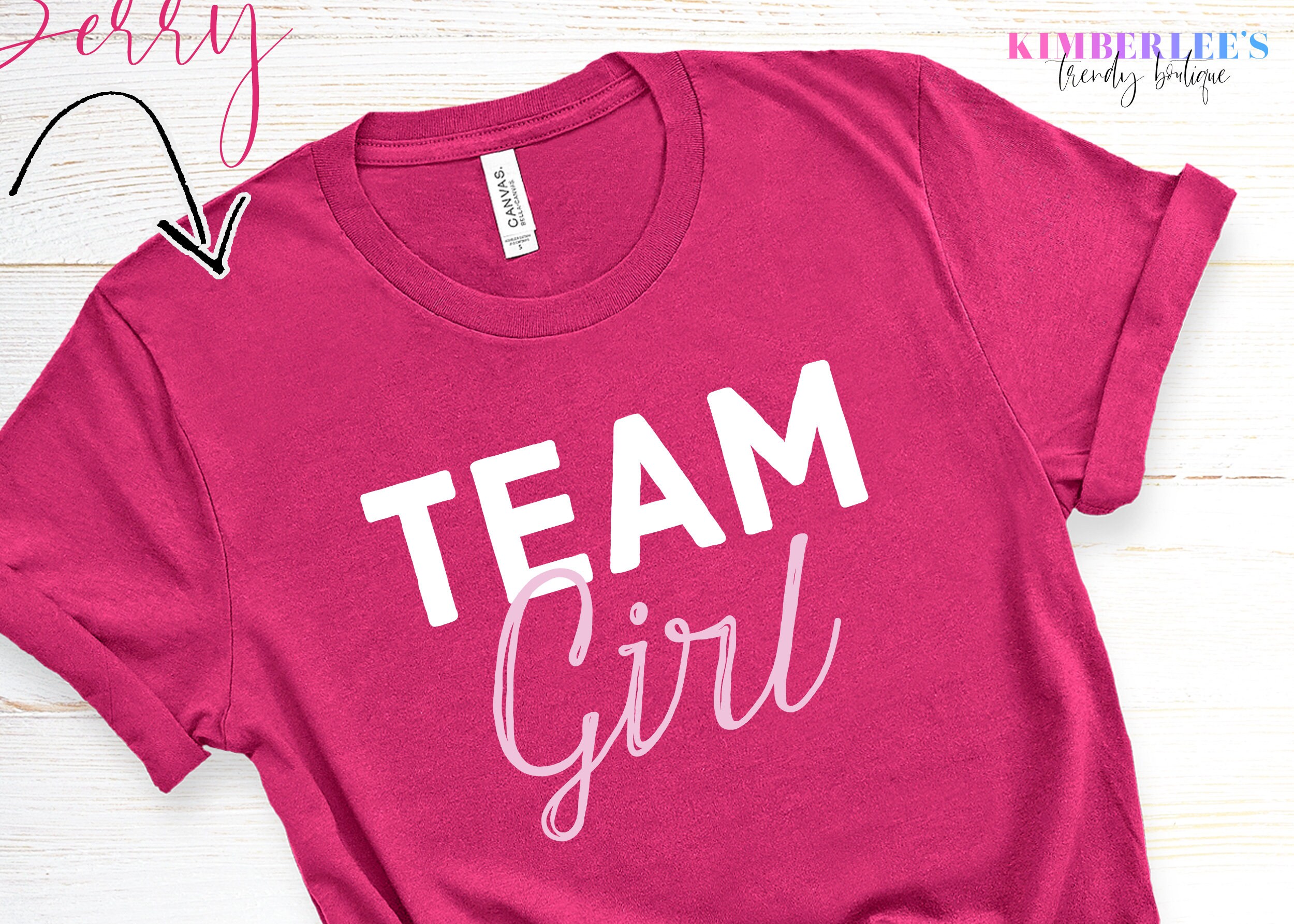 Team Girl and Team Boy Shirts Girl Baby Shower Boy Baby Etsy