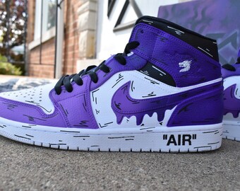 custom glitter jordans