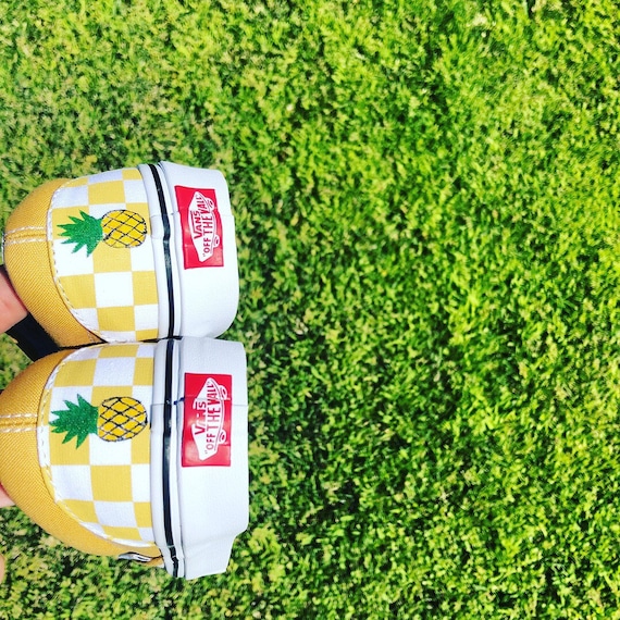 Pineapple checkered vans new arrivals