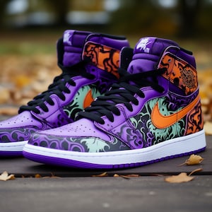 Custom Halloween Themed Jordan 1 (Can make however you&#39;d like it)