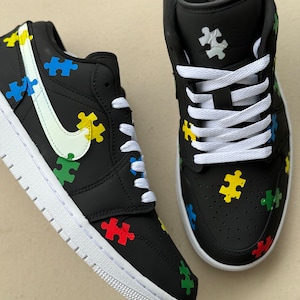 Autism Awareness Custom Jordan 1 Sneakers - Etsy