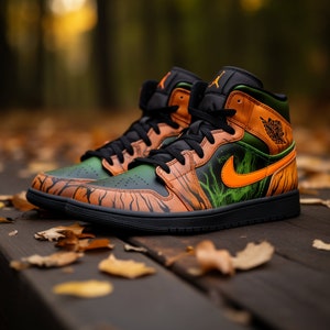 Custom Halloween Themed Jordan 1 (Can make however you&#39;d like it)