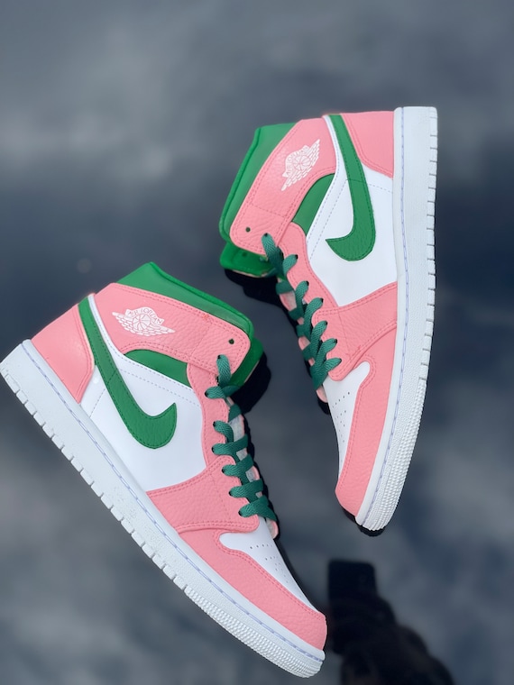 Strawberry Kiwi Jordan 1 Highs Etsy Sweden