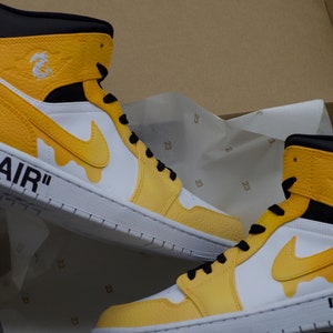 Yellow Fade Jordan 1s