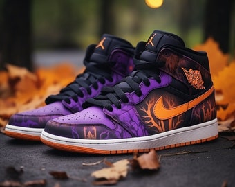 Custom Halloween Themed Jordan 1 (Can make however you'd like it)