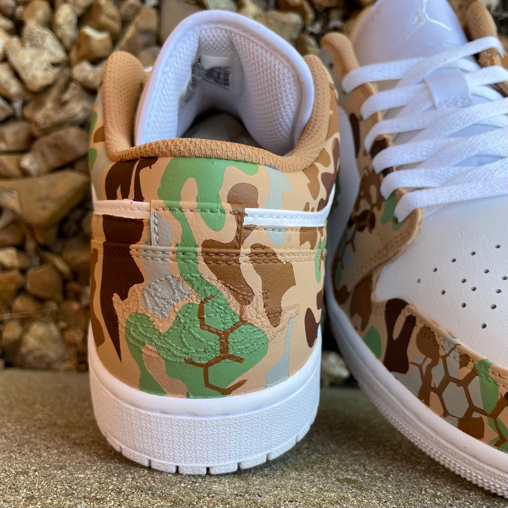 Nike Jordan 1 Low Camo Size 10 Desert Camo Travis Scott AJ-1 Low – P.Avin main image 2