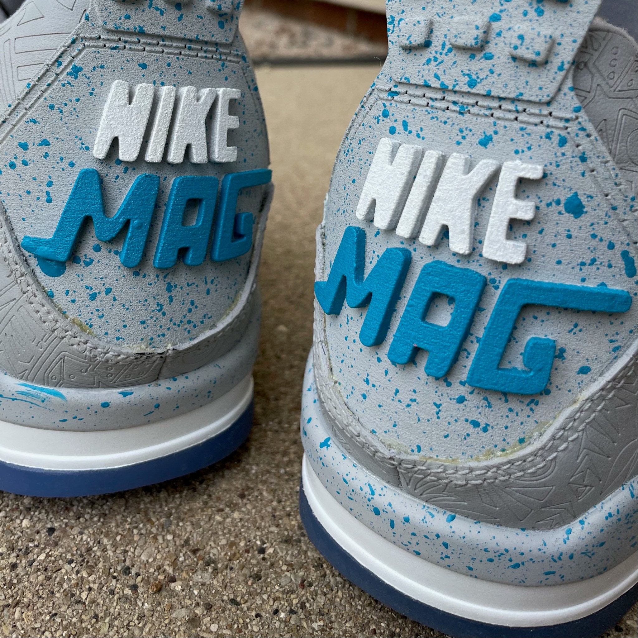Custom Nike Mag Jordan 4s 