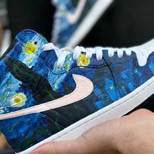 Jordan 1 High de Starry Night personalizadas