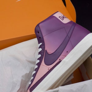Blush Fade Custom Nike Blazer