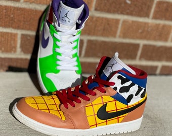 Cowboy en ruimtewachter Custom Jordan 1 mids