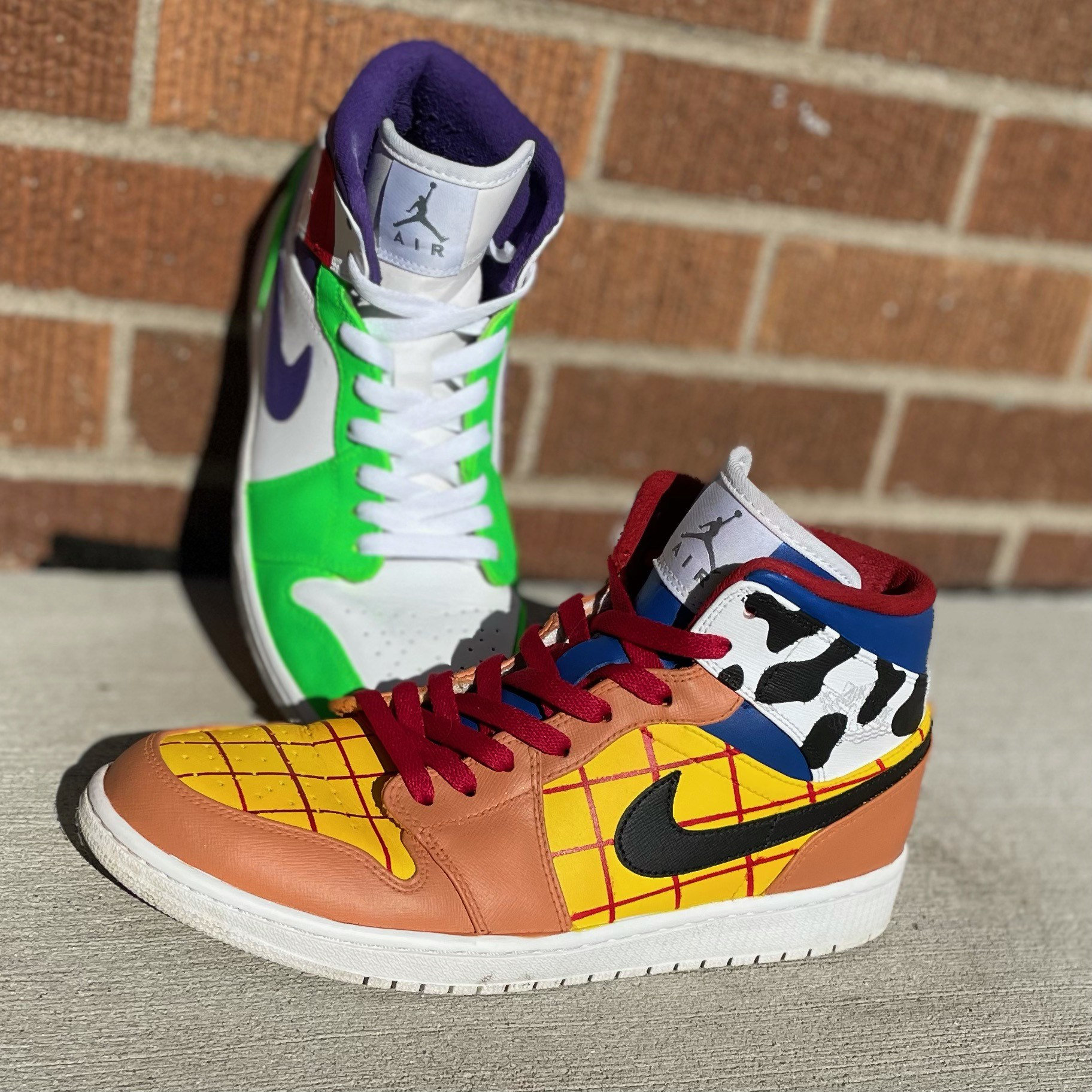 Cowboy and Space Ranger Custom Jordan 1 Mids 