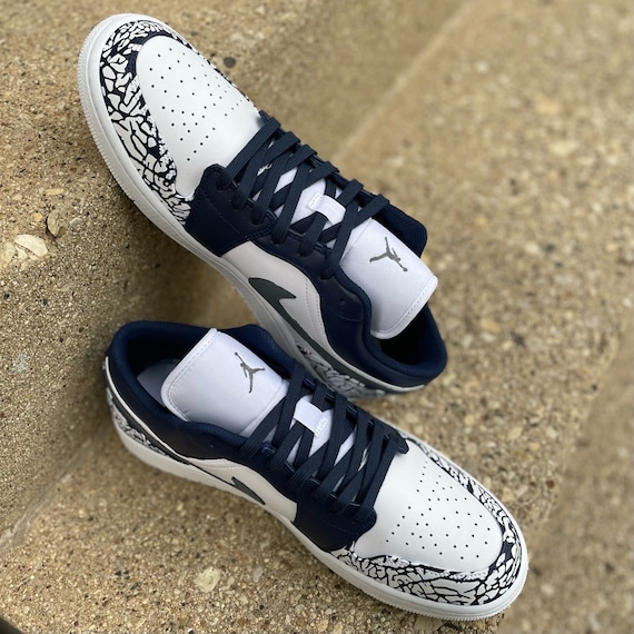 jordan 1 blue elephant print