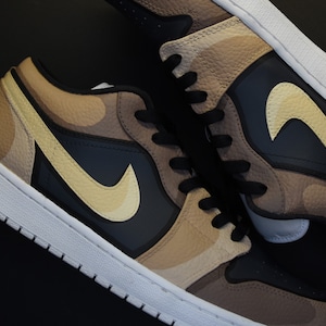 Tan Cartoon Jordan 1 Lows