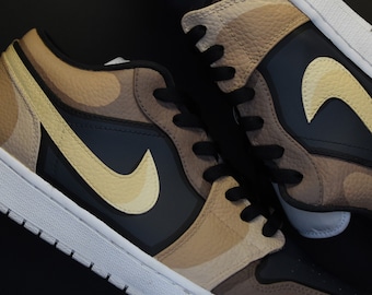 Tan Cartoon Jordan 1 Lows