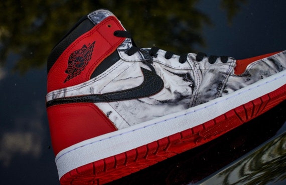 custom black jordans