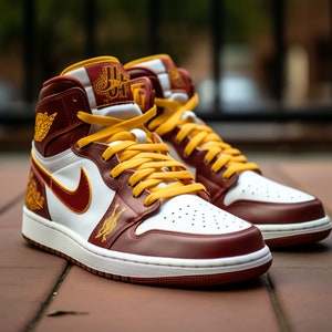 Custom College Football Themed Jordan 1 (Can make however you'd like it)