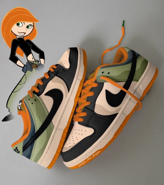 Cartoon Themed Nike Dunk Etsy
