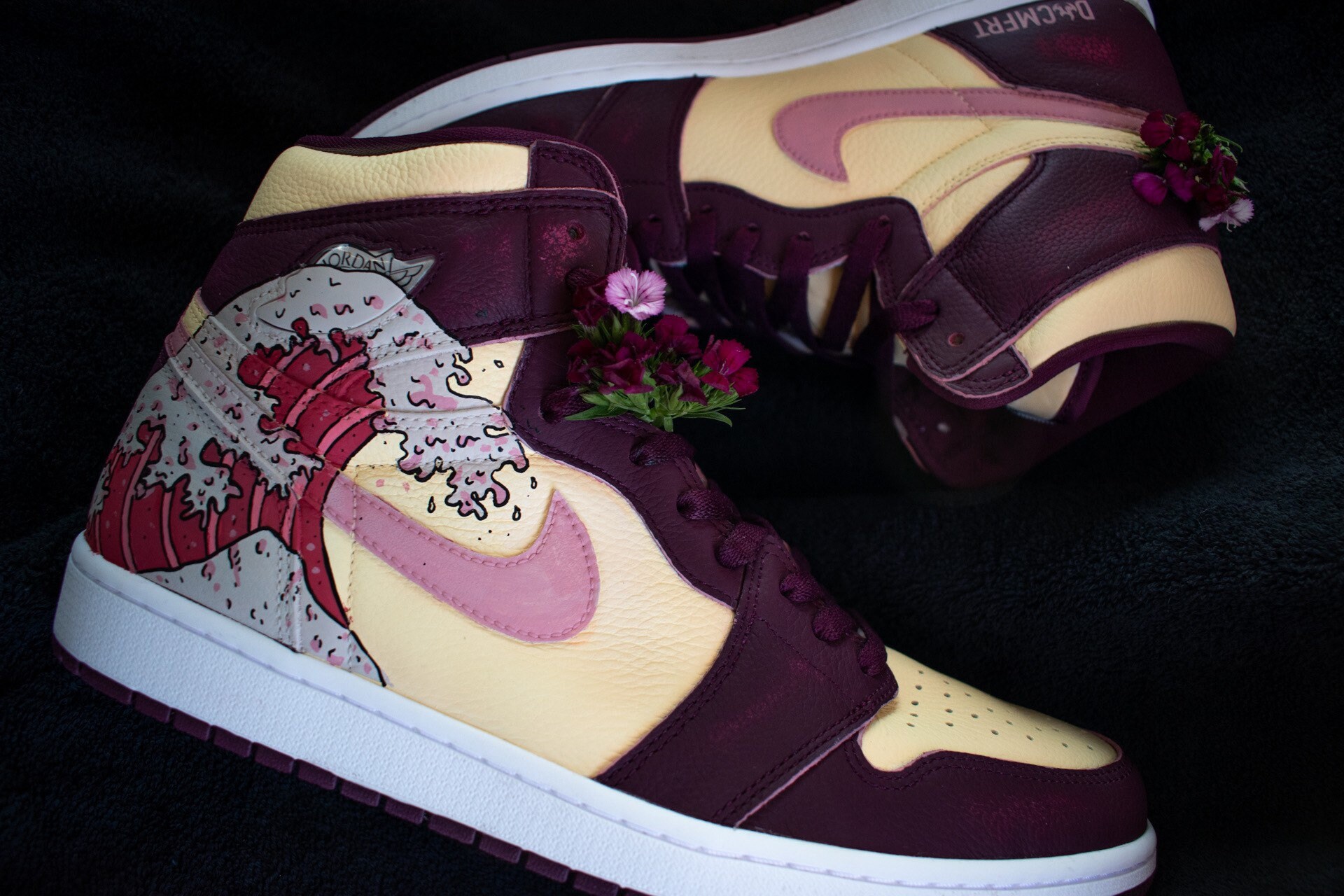 Great Wave Jordan 1 High - Etsy