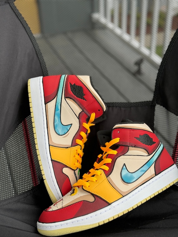 Jordan 1 cream and red online