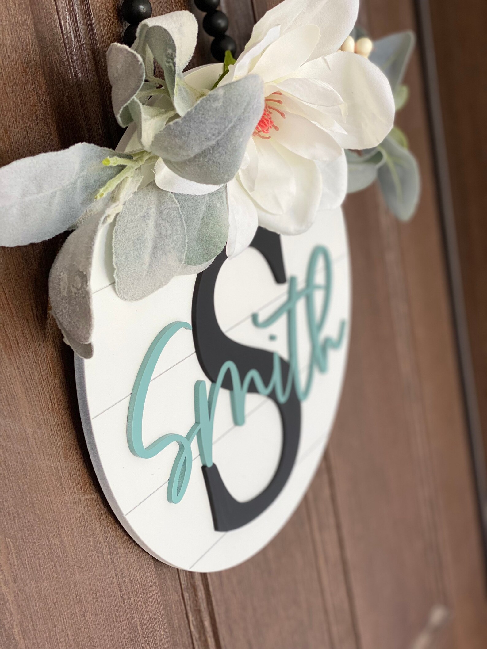 Custom Door Hanger Front Door Decor Farmhouse Decor - Etsy