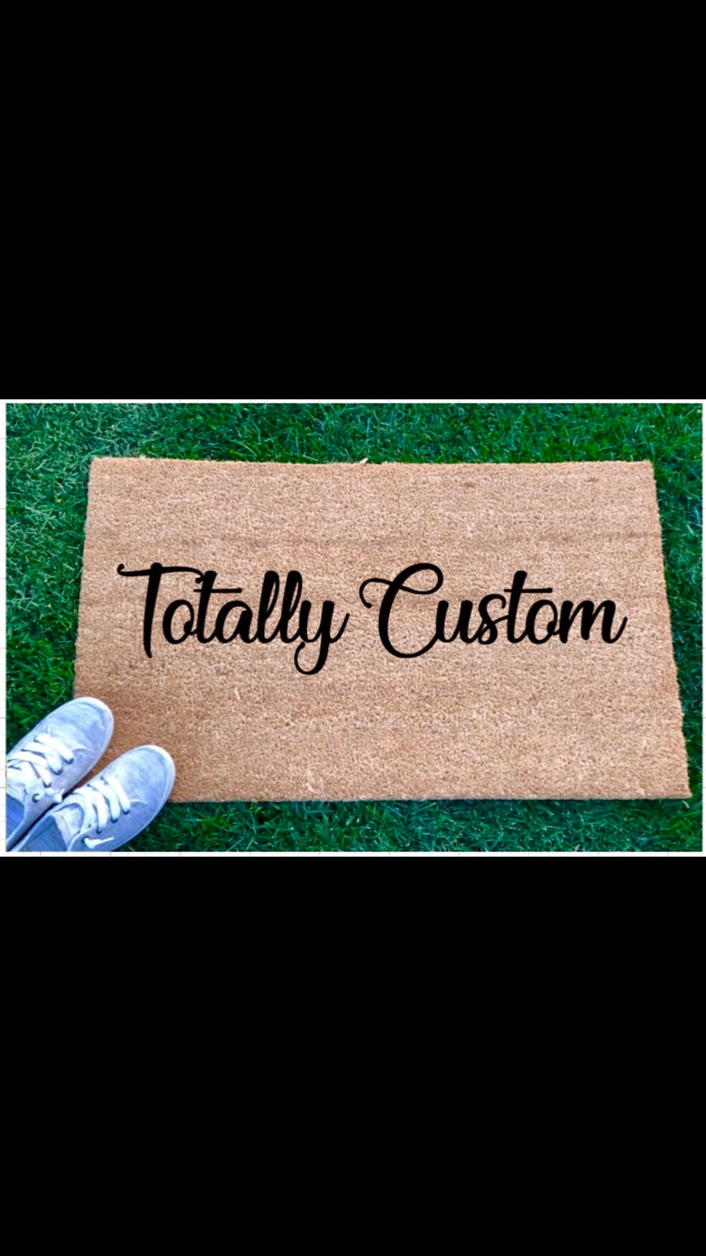 Custom Doormat Personalized Doormat Totally Customized Etsy