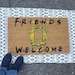 F.R.I.E.N.D.S Doormat | Friends TV Show Gifts | Welcome Mat | Funny doormat | Personalized doormat | Christmas Gifts | Custom Doormat 