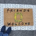 F.R.I.E.N.D.S Doormat | Friends TV Show Gifts | Welcome Mat | Funny doormat | Personalized doormat | Christmas Gifts | Custom Doormat
