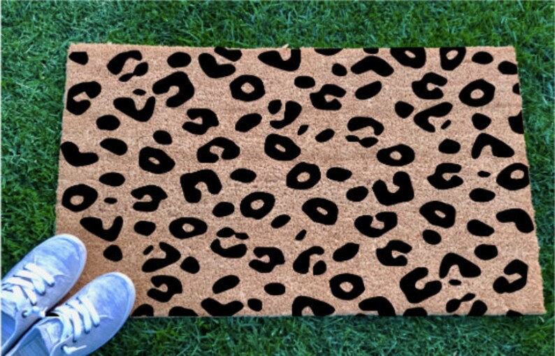 Animal Print Doormat Mat Cheetah Giraffe Zebra Etsy