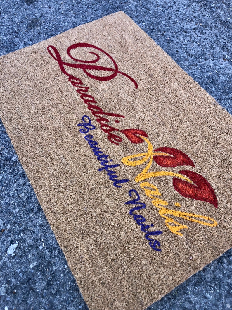 Custom Doormat Business Logo Custom Door Mat Doormat Etsy