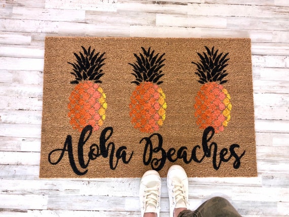 pineapple home welcome sign