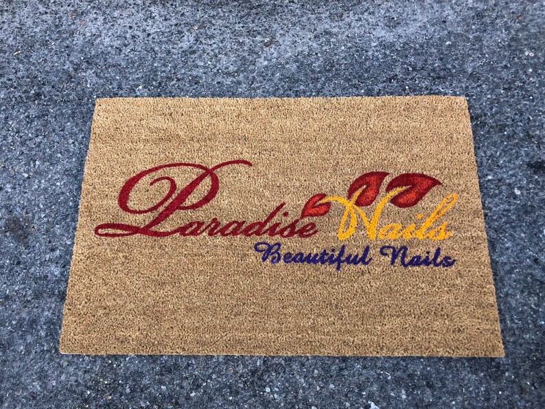 Custom Doormat Business Logo Custom Door Mat Doormat Etsy