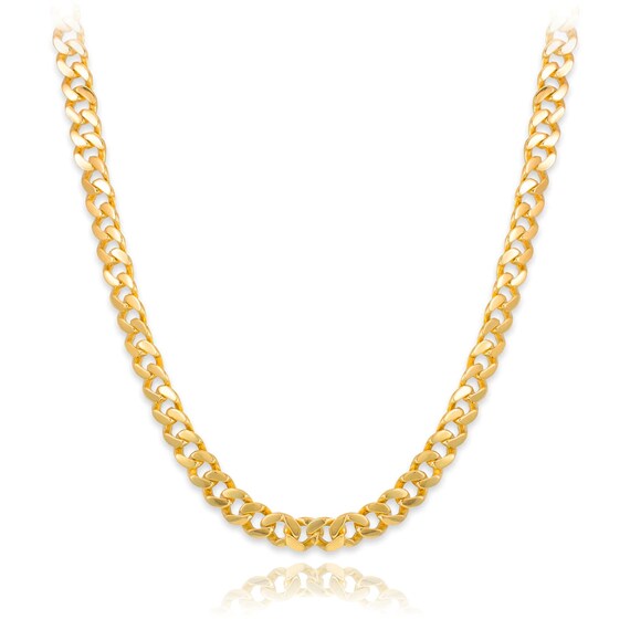 Solid Gold Men's Cuban Link Chain 10mm 
