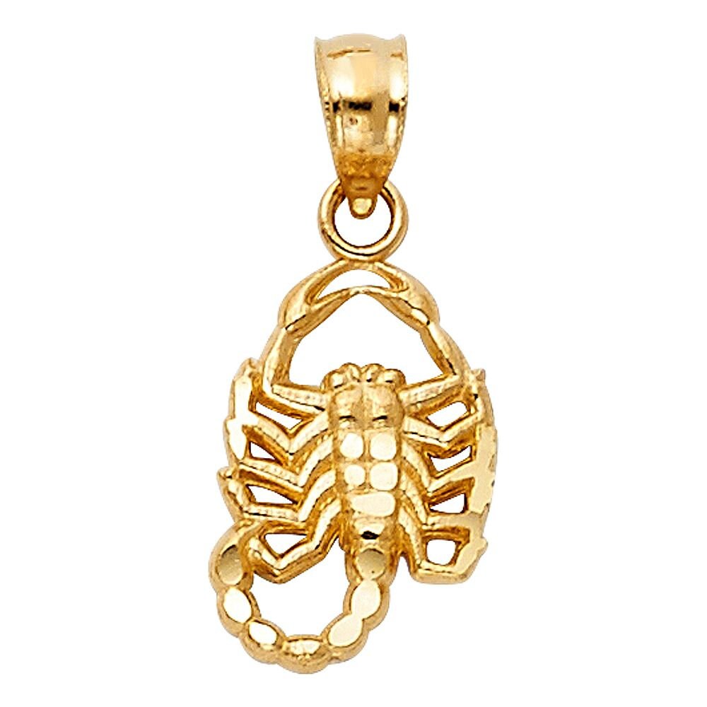 14k Scorpion Pendant | Etsy Australia