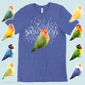 Screaming Lovebird Unisex T-Shirt