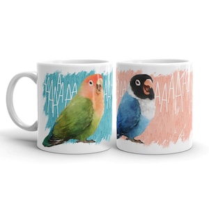 Screaming Lovebird Mug