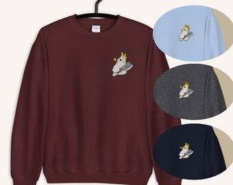 Cleaver Cockatoo Embroidered Sweatshirt