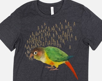 Screaming Green Cheek Conure T-Shirt
