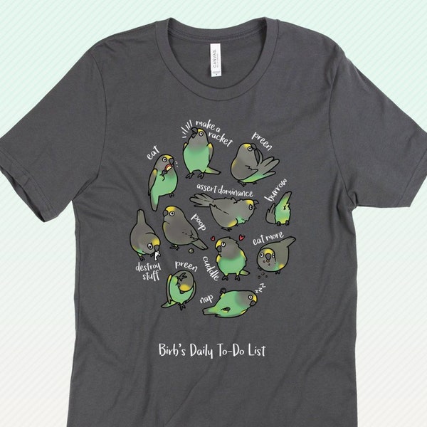 Meyer's Parrot To-Do List T-Shirt