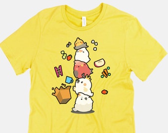 Cute Cockatoos Tower T-Shirt